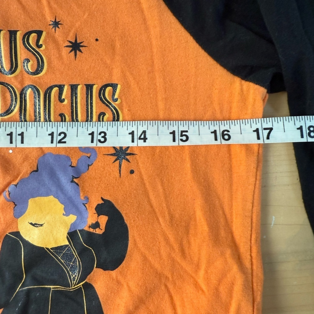 Hocus Pocus Long Sleeve Baseball Tee - XXL NWOT - Picture 5 of 5